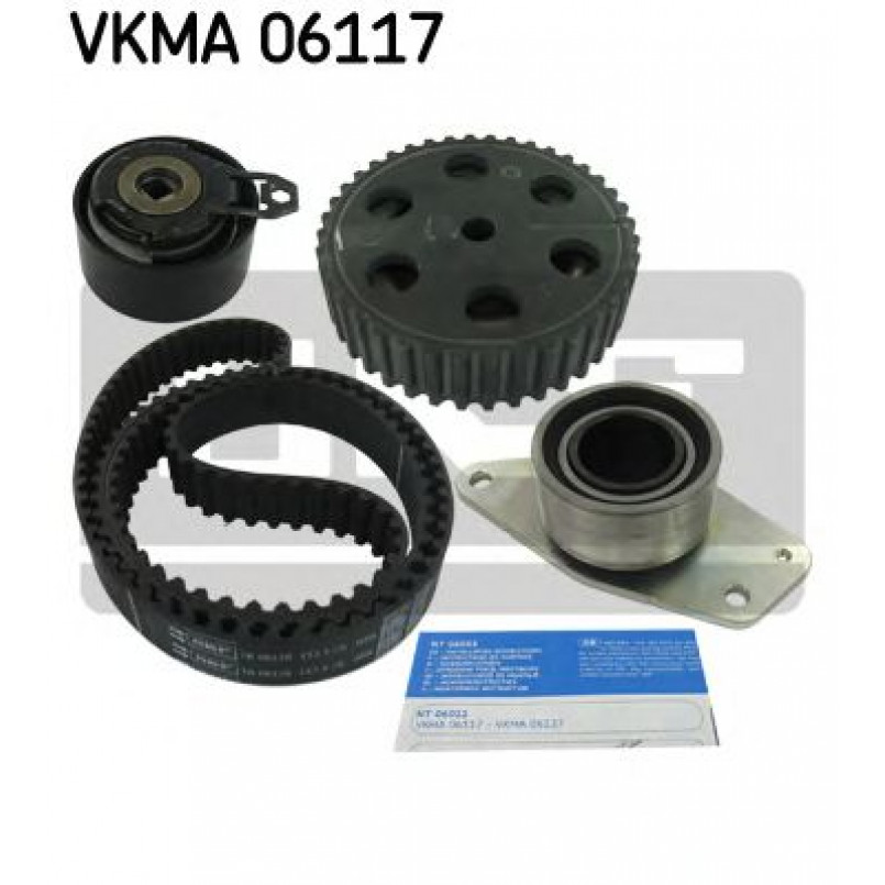VKMA 06117 SKF Комплект (ремінь+ролики)
